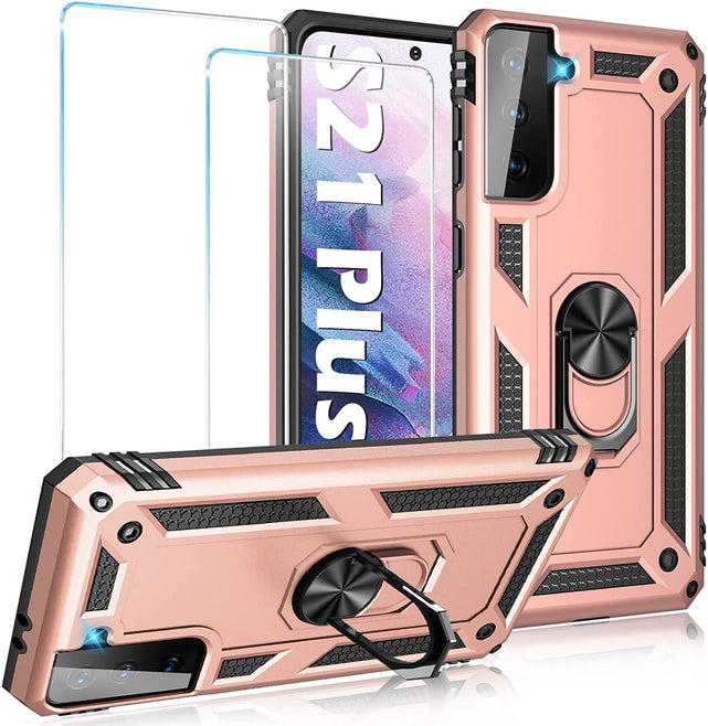 Redpepper Galaxy S21 Plus cover armor magnetica con anello