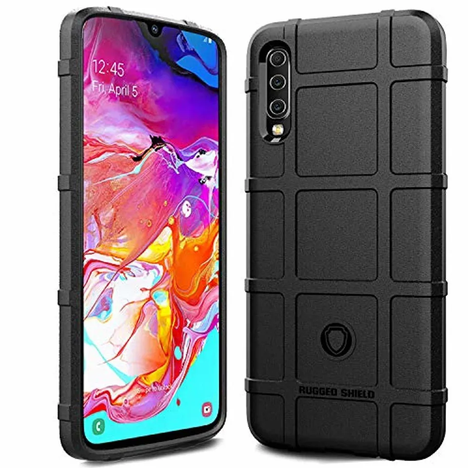 Redpepper Galaxy A70 Cover Antiurto Nera Heavy Duty