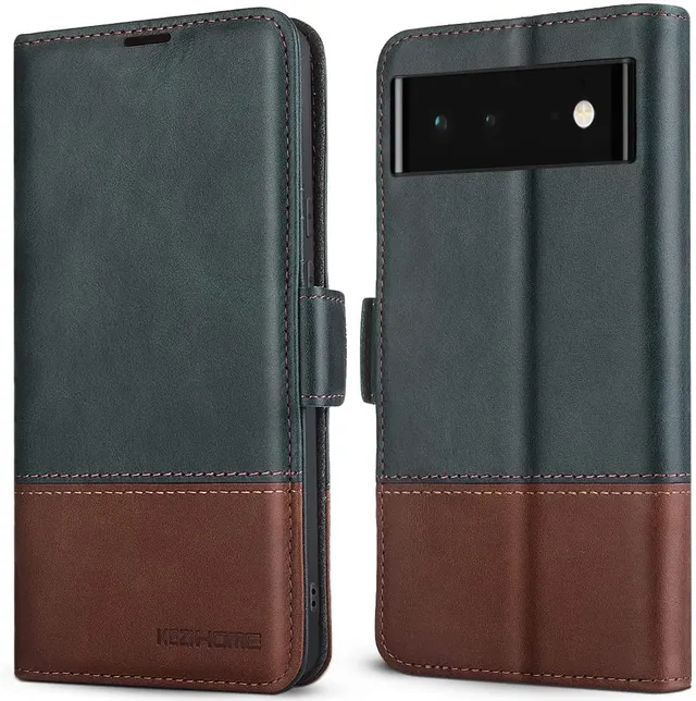 Redpepper Pixel 6 cover wallet pelle vera magnetica