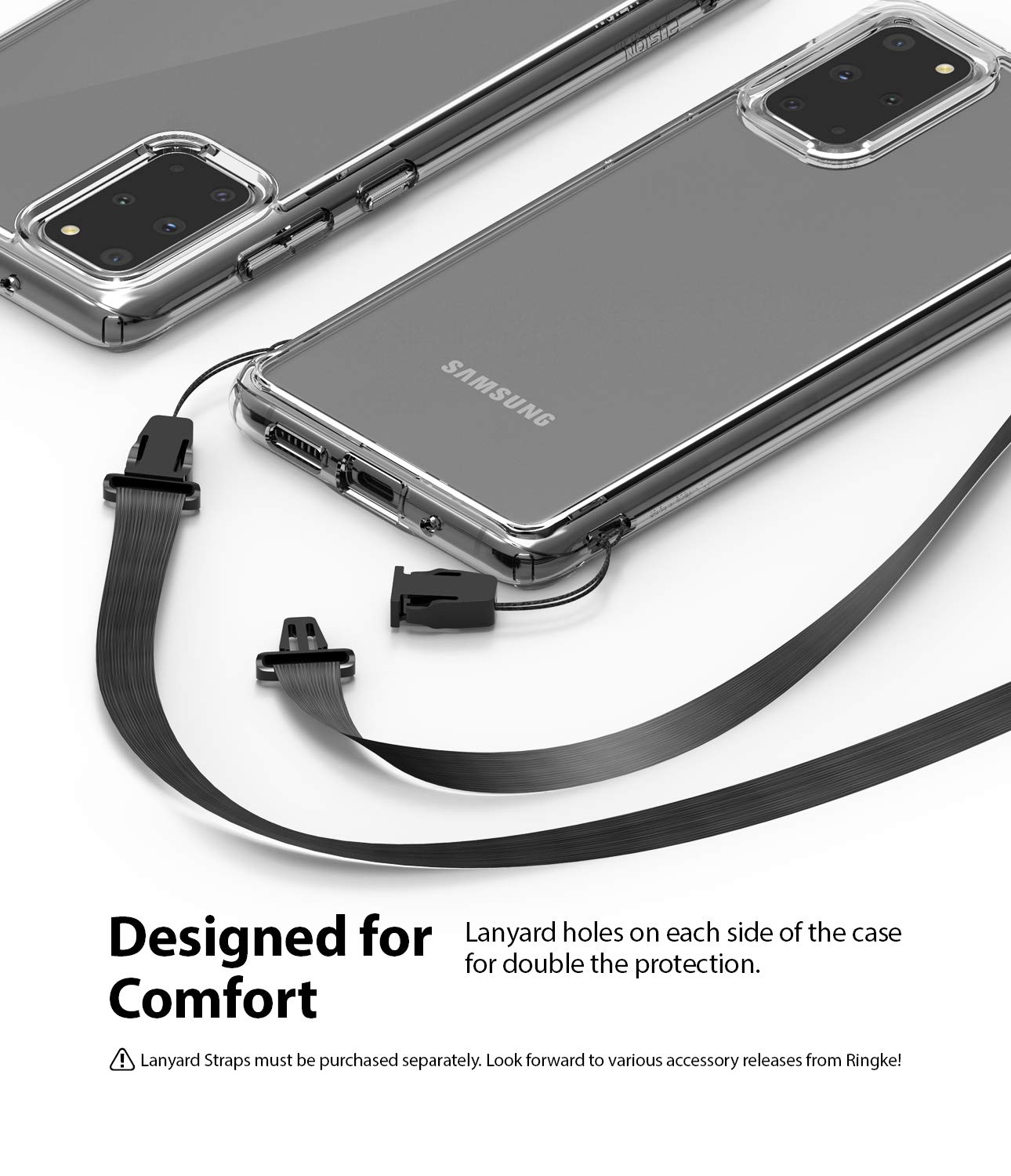 Ringke Fusion Cover Galaxy S20 Plus Trasparente Antiurto