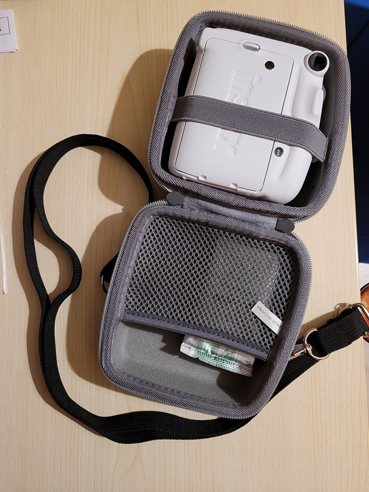 Aenllosi Camera Case Instax Mini 12 custodia verde