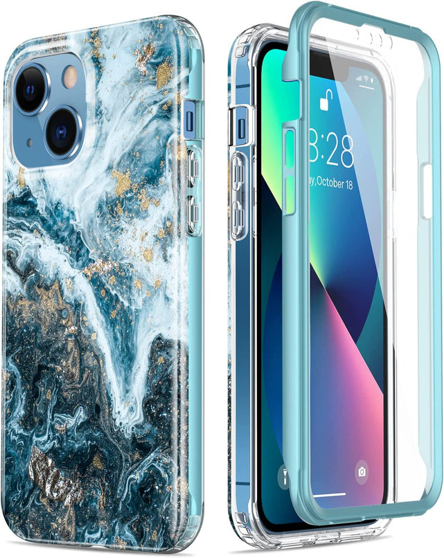 Redpepper iPhone 13 Mini Cover Corazzata Vetro Integrato Slim
