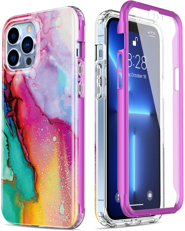 Redpepper iPhone 13 Pro Max Cover con Vetro Protettivo Slim