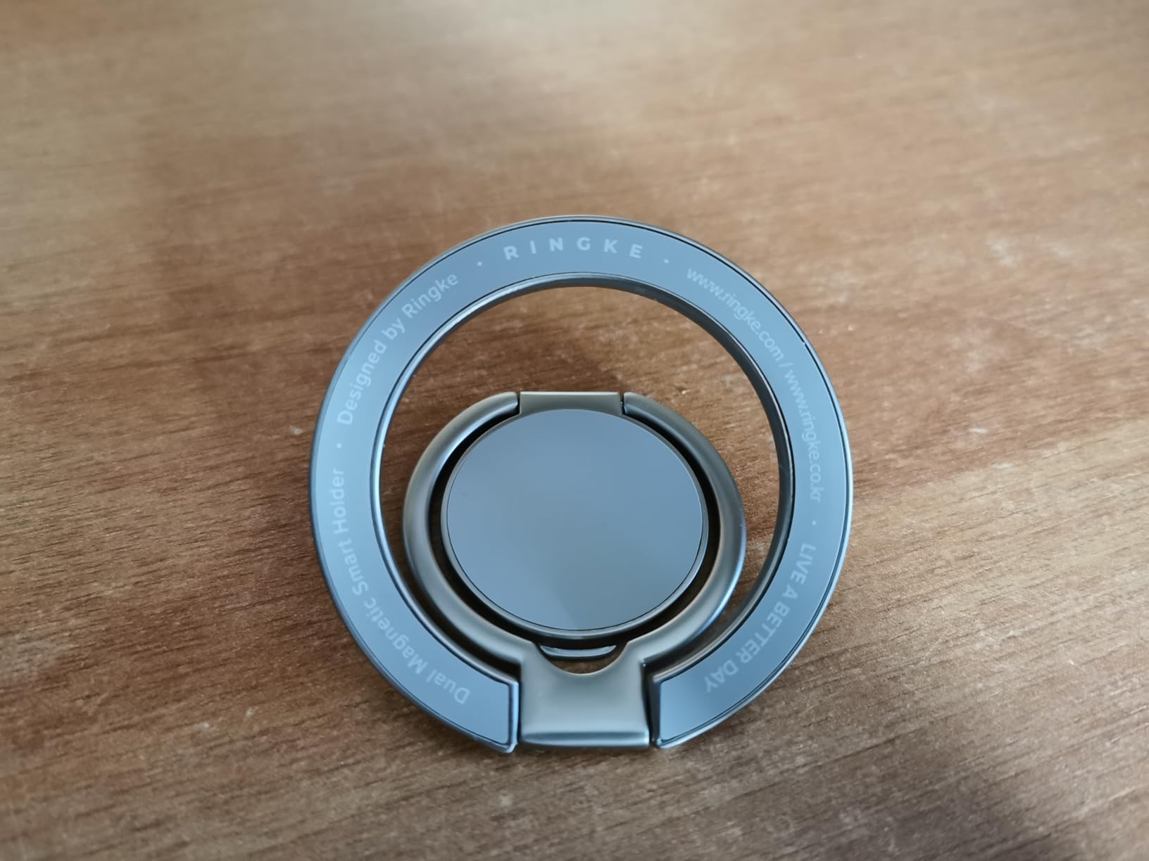 Ringke Ring Holder Magnetico Satin Silver Stand Zinco