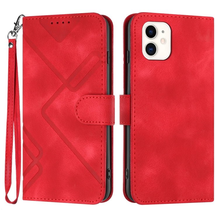 Redpepper Apple Cases cover pelle iPhone 12 mini nera wallet cordino
