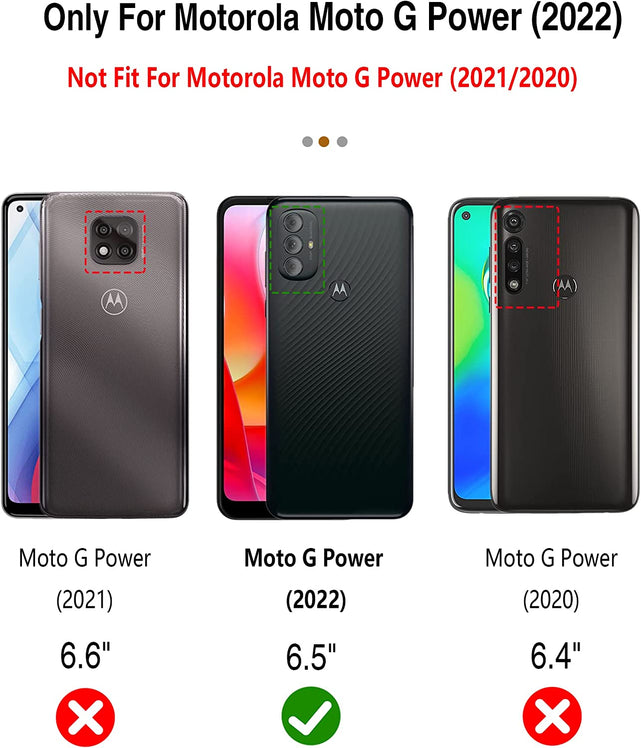 Redpepper Motorola Cases cover Moto G Power 2022 rugged stand