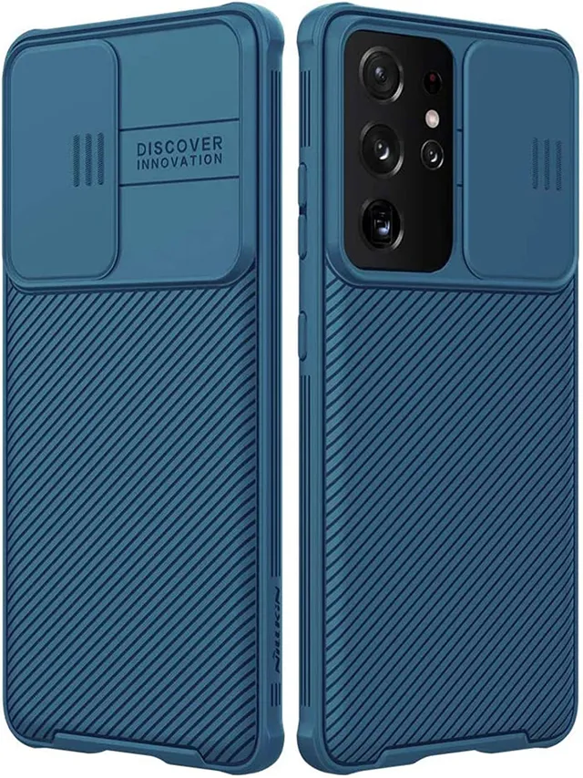 Redpepper Galaxy S21 Ultra Custodia Blu Copri Camera