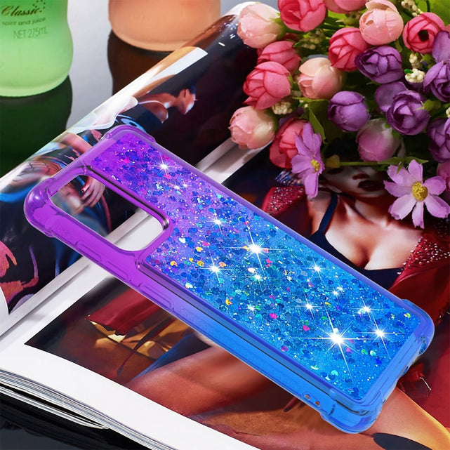 Redpepper Galaxy Cases Galaxy S22 Ultra cover glitter trasparente