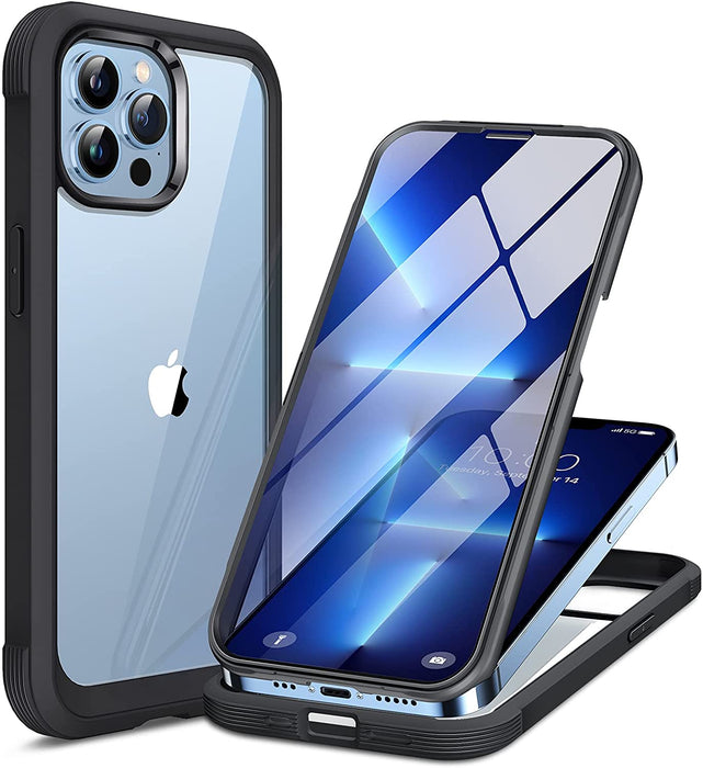 Redpepper Apple Cases 13 Pro Max Cover Trasparente Full-Body 360