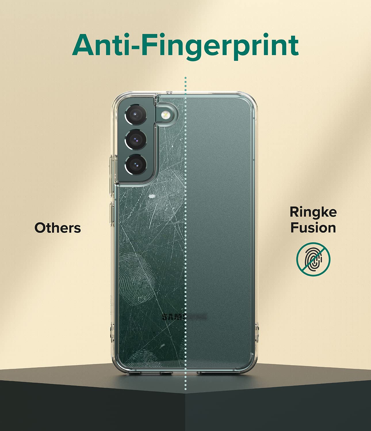 Ringke Fusion Cover Galaxy S22 Plus 5G Opaca Matte Clear