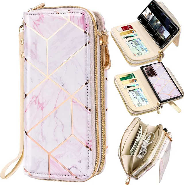 Redpepper Galaxy Cases portafoglio Note 20 Ultra pelle verde