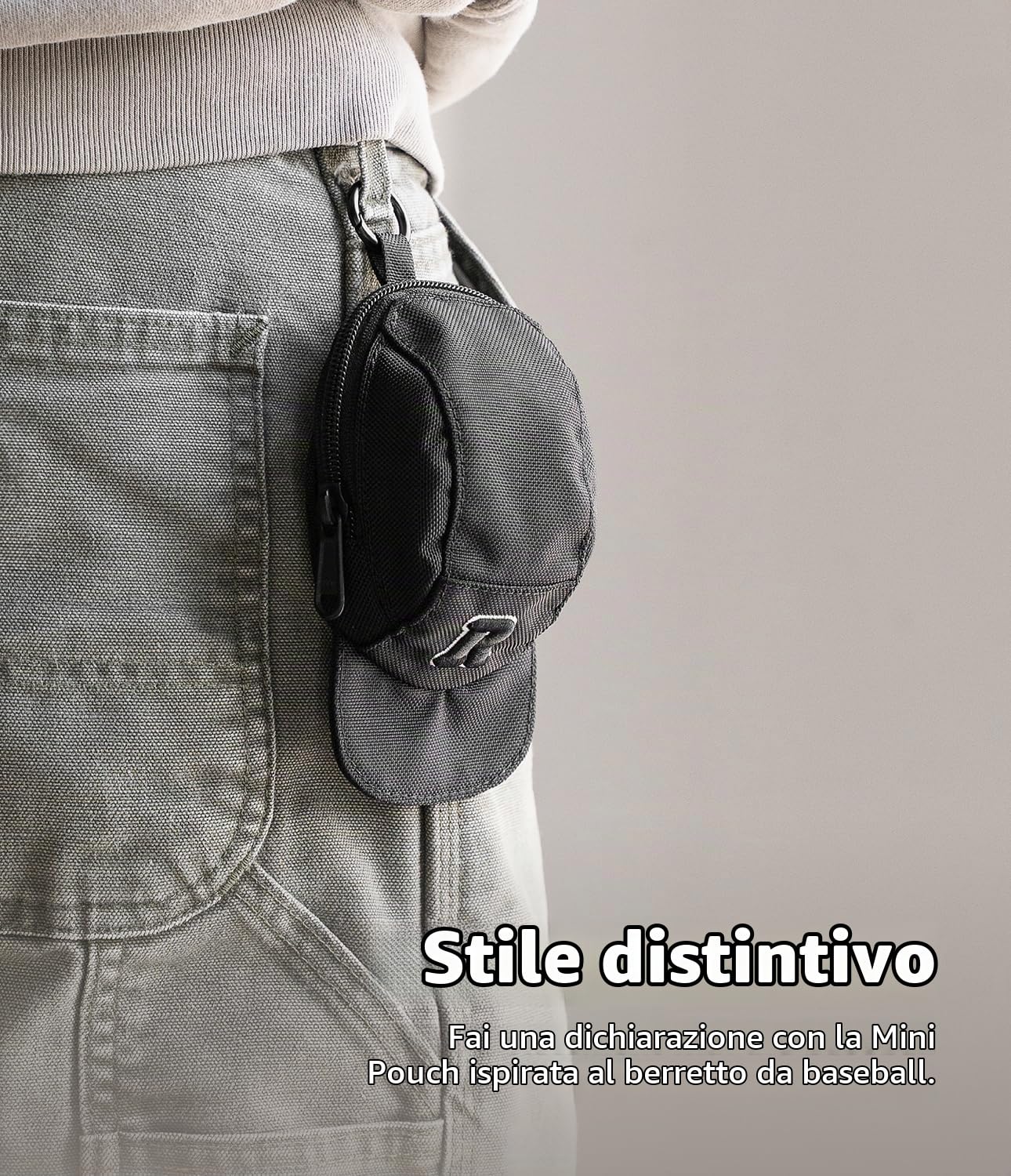 Ringke Cap Mini Pouch mini borsa nera in poliestere