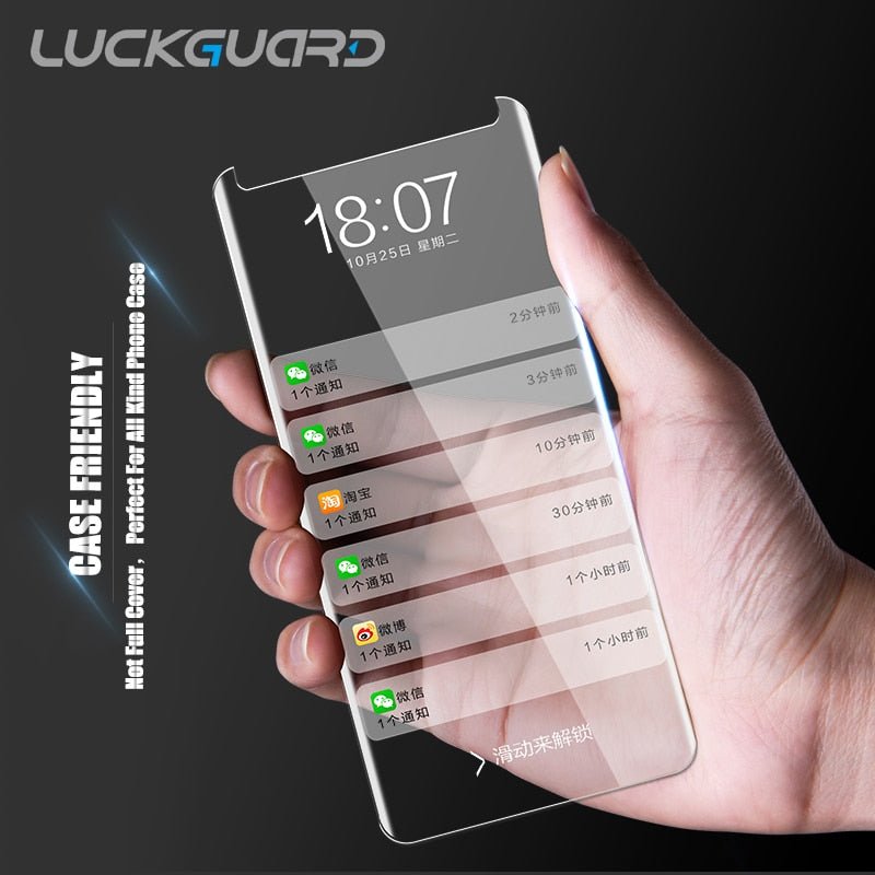 Redpepper Galaxy S9 Plus vetro temperato pellicola case friendly