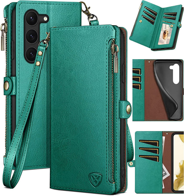 Redpepper Galaxy S23 cover portafoglio pelle zip