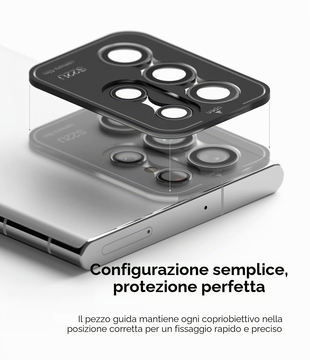 Ringke Camera Lens Frame Glass vetro Galaxy S22 Ultra 0,33 mm