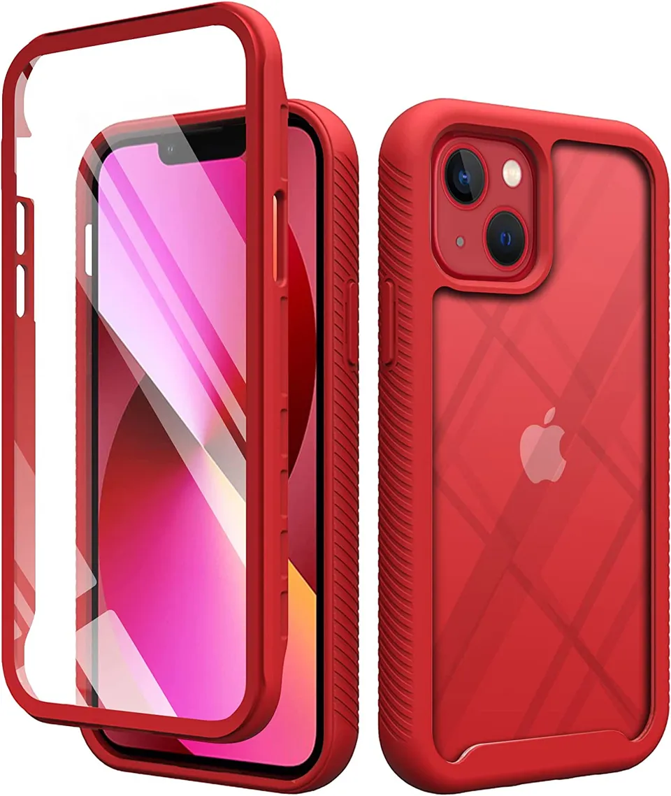 Redpepper Apple Cases Cover iPhone 13 Mini 5.4 Trasparente Blu