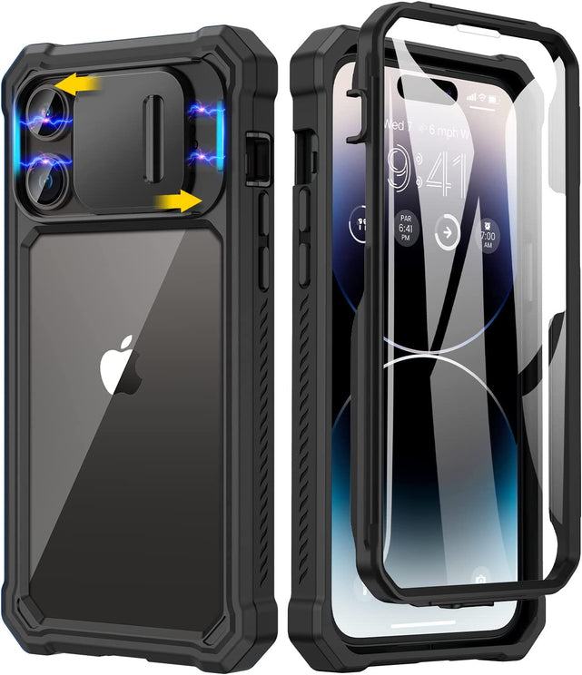 Redpepper Apple Cases cover iPhone 14 Pro corazzata trasparente