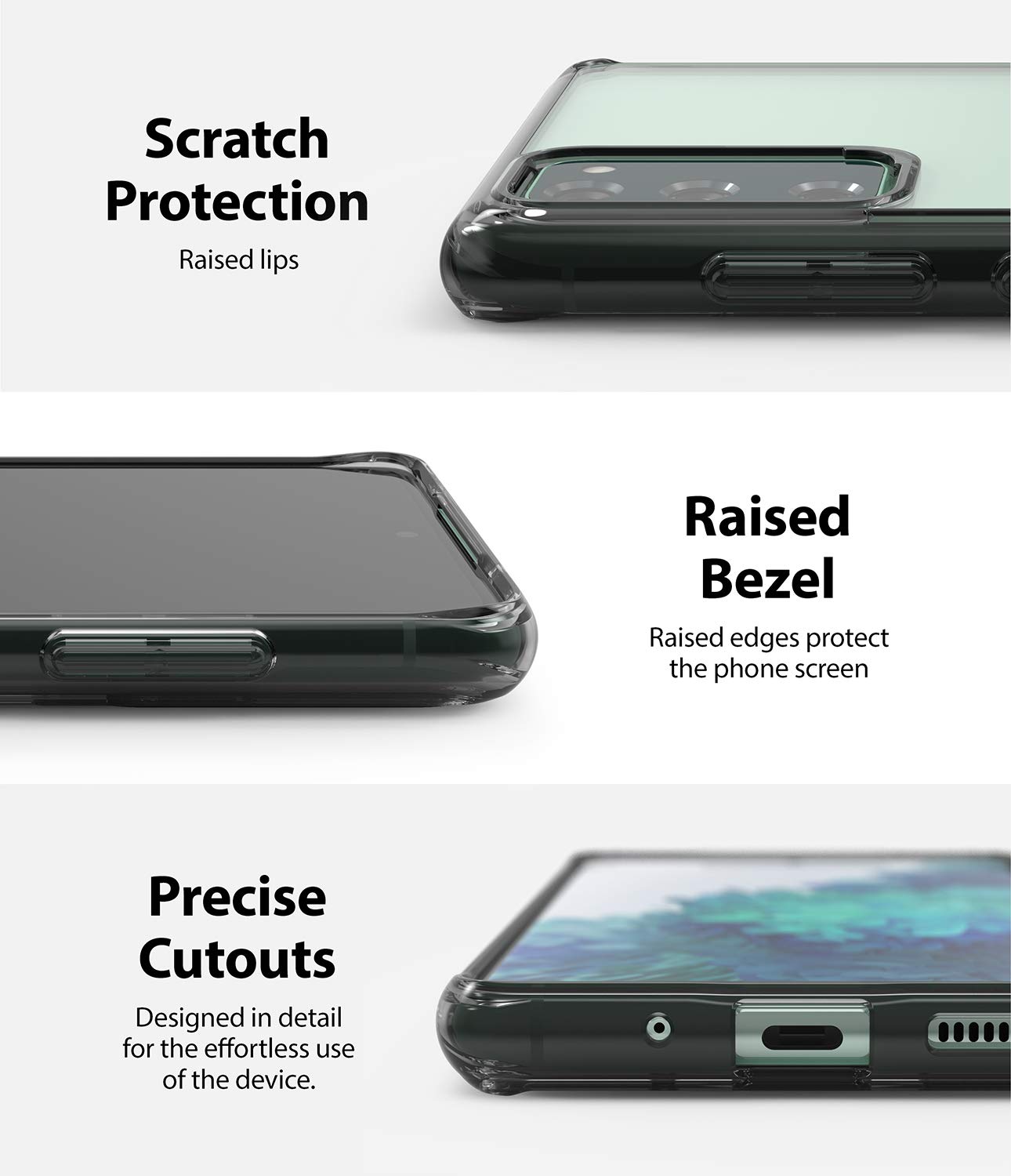 Ringke Fusion Cover Galaxy S20 FE Smoke Black Antiurto