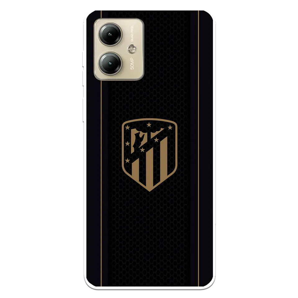 La Casa de las Carcasas Squadre cover Moto G14 Atletico scudo oro nero