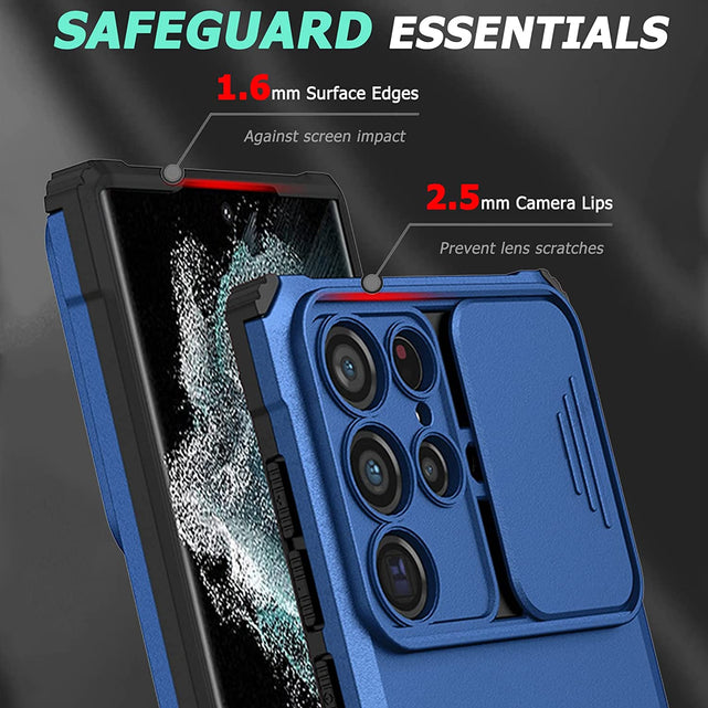 Redpepper Galaxy S23 Ultra cover camera stand antiurto