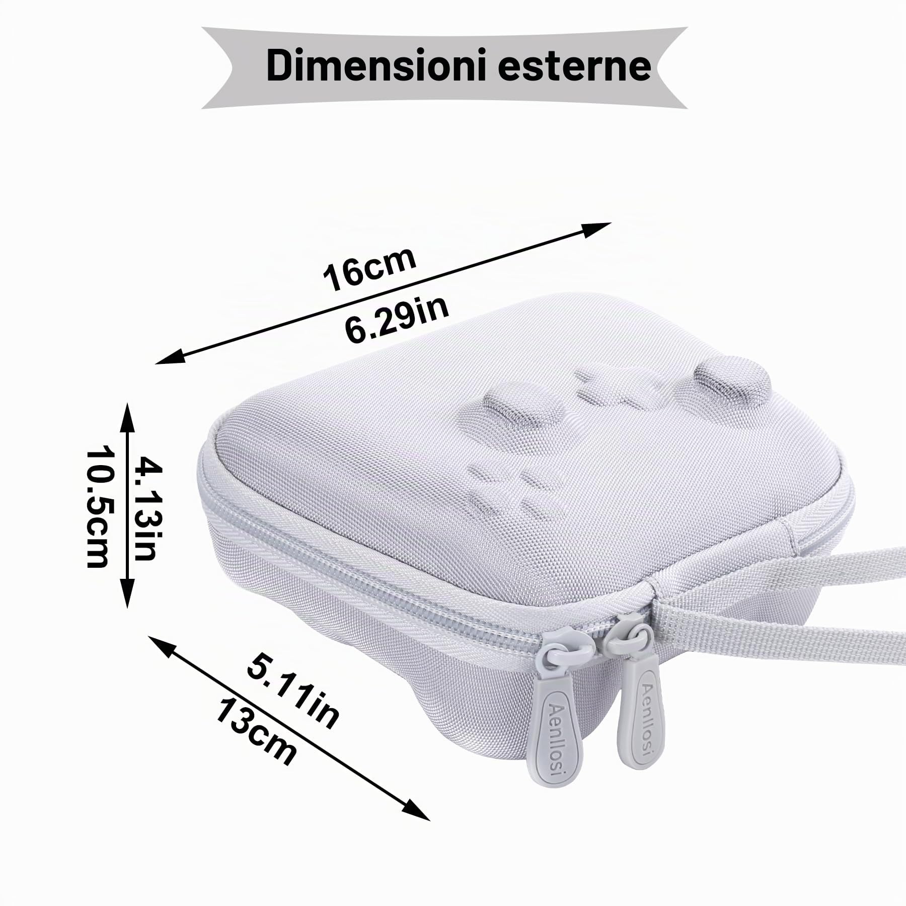 Aenllosi Game Controller Case 8BitDo Ultimate 2 custodia nera EVA