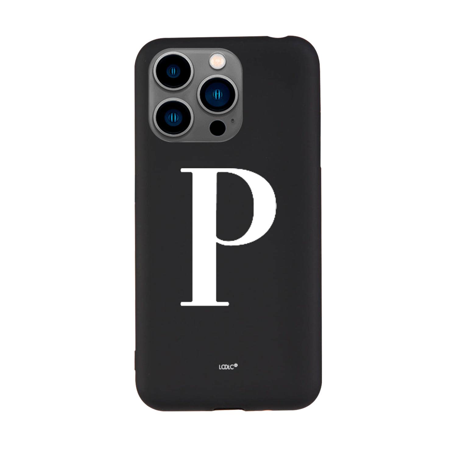 La Casa de las Carcasas Personalizzate iPhone 15 Pro custodia nero iniziale