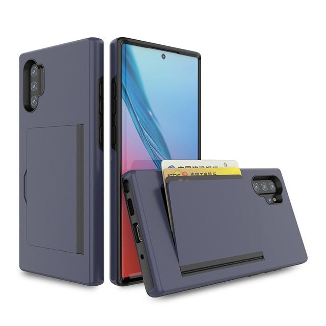 Redpepper Galaxy Cases Note 10 Plus cover portacarte antiurto