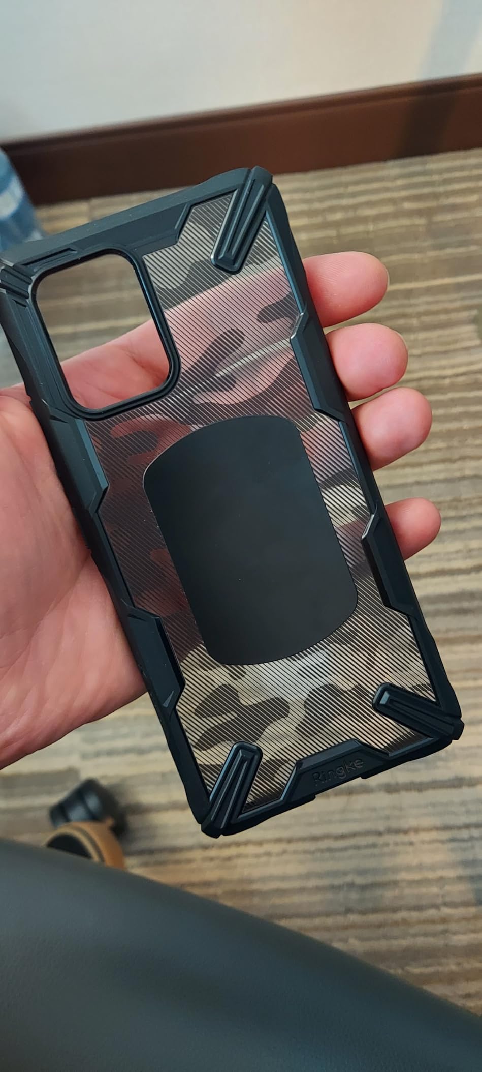 Ringke Fusion-X Cover Galaxy S10 Lite Camo Black antiurto