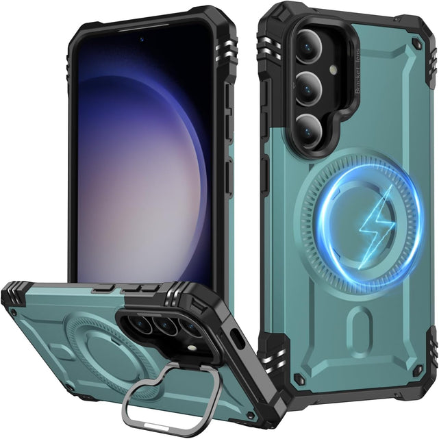 Redpepper Galaxy S25 cover nera magnetica con kickstand