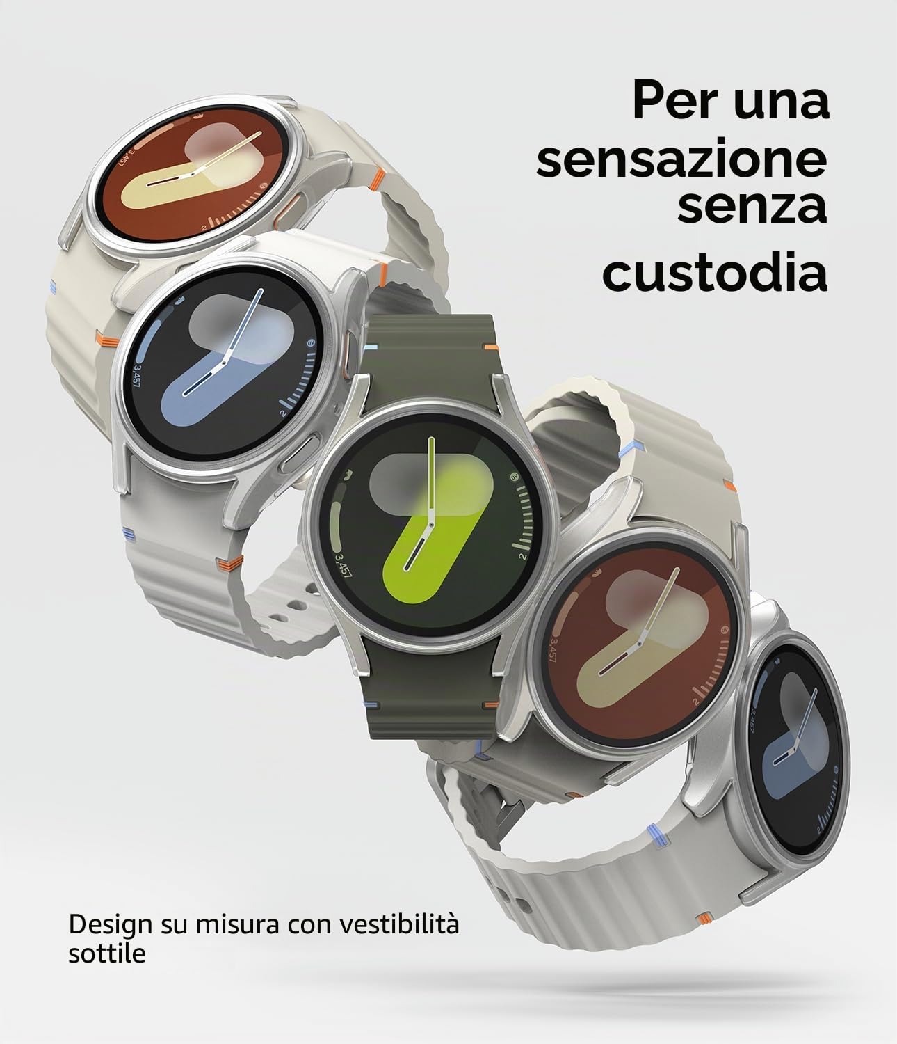 Ringke Slim cover Galaxy Watch 7 44mm Alpine Clear vetro 9H