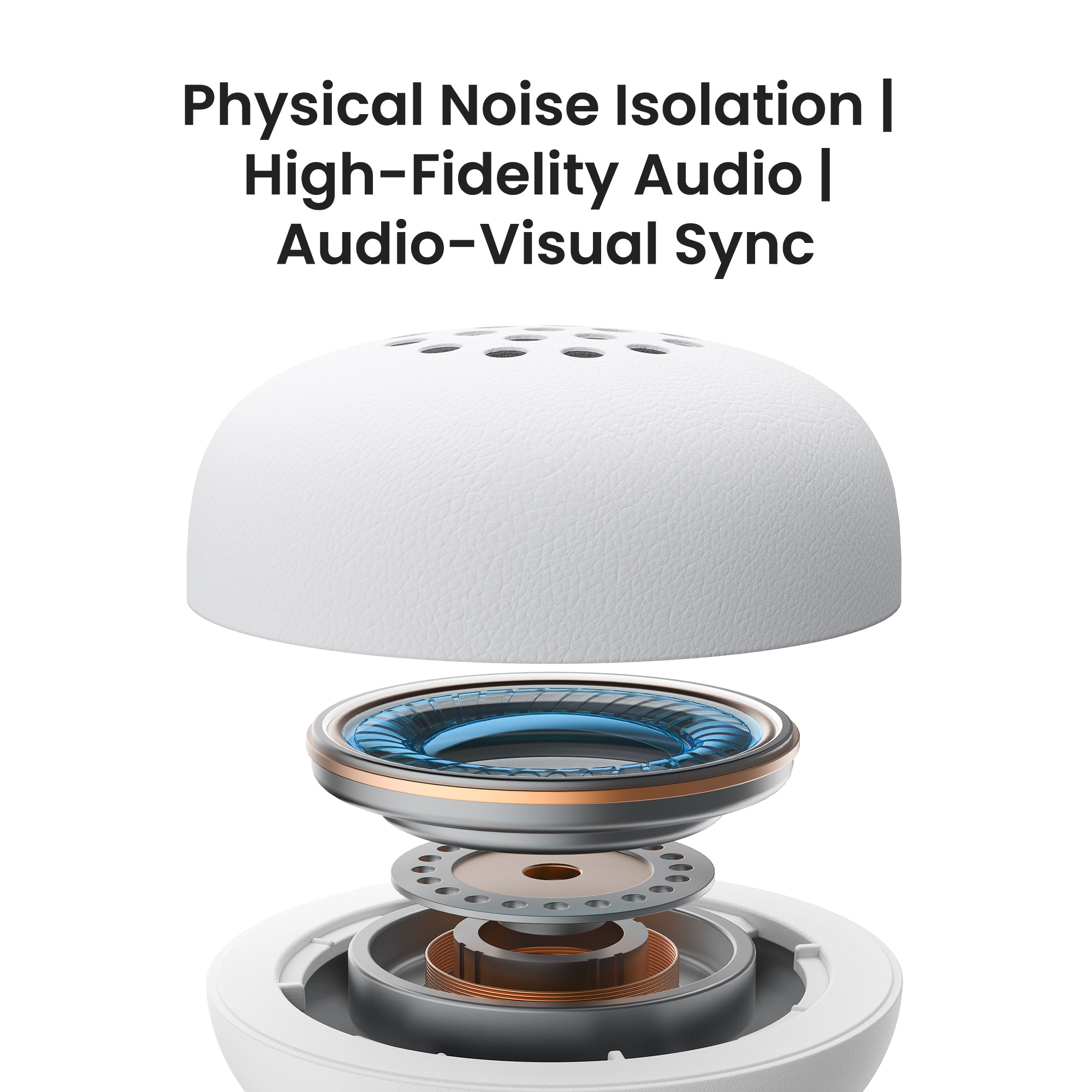 KIWI Design A3 VR Headphones cuffie VR Pico 4 clip-on memory foam