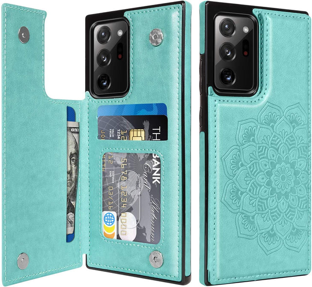 Redpepper Galaxy Note 20 Ultra cover portafoglio pelle nero