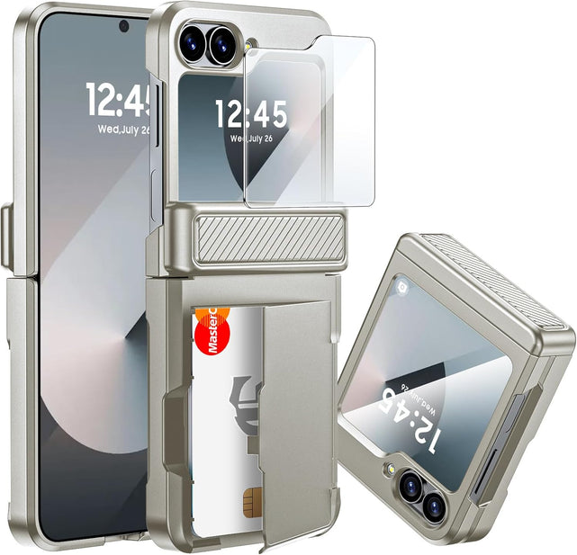 Redpepper Galaxy Cases Z Flip 6 custodia portafoglio verde