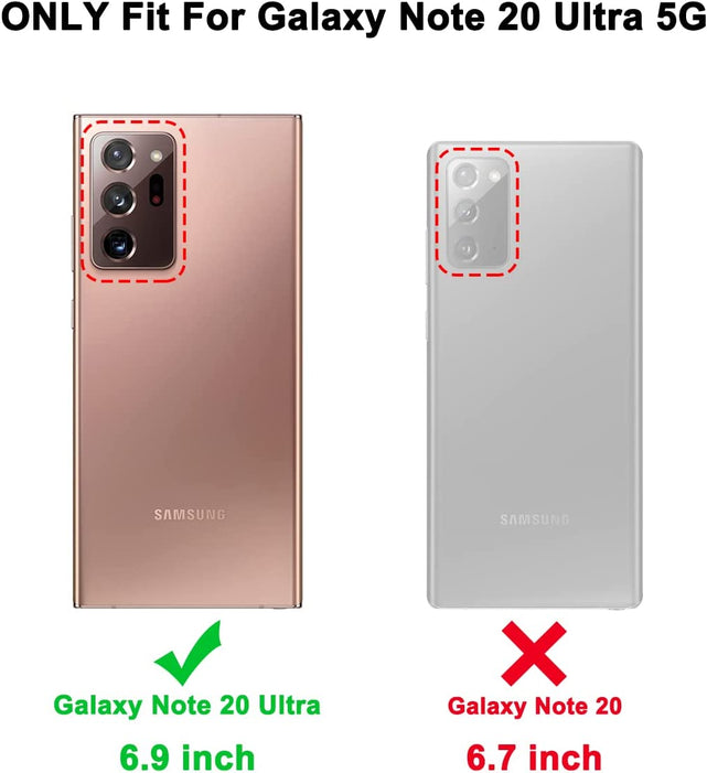 Redpepper Galaxy Note 20 Ultra cover marmo trasparente