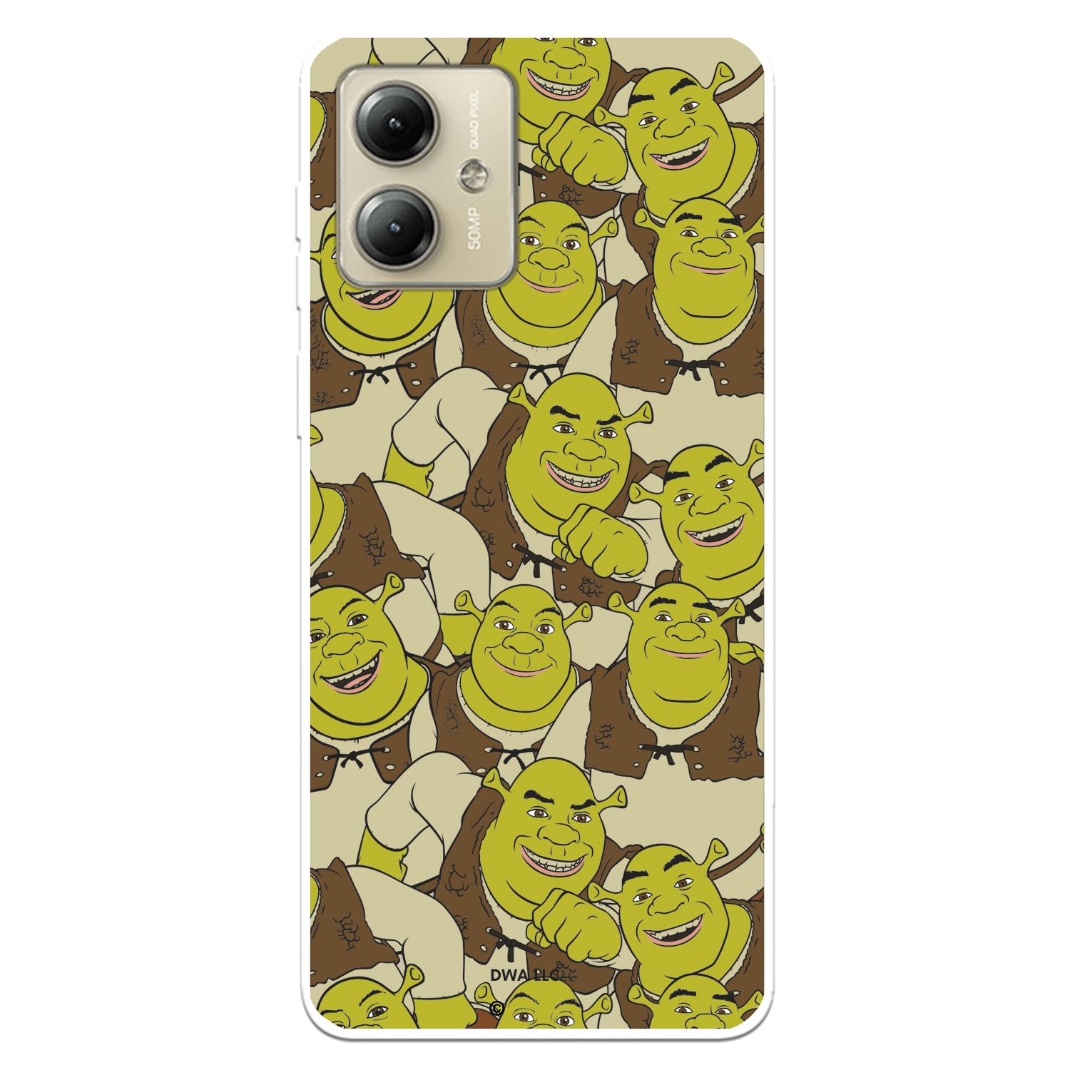 La Casa de las Carcasas Shrek Stickers custodia Moto G14 trasparente