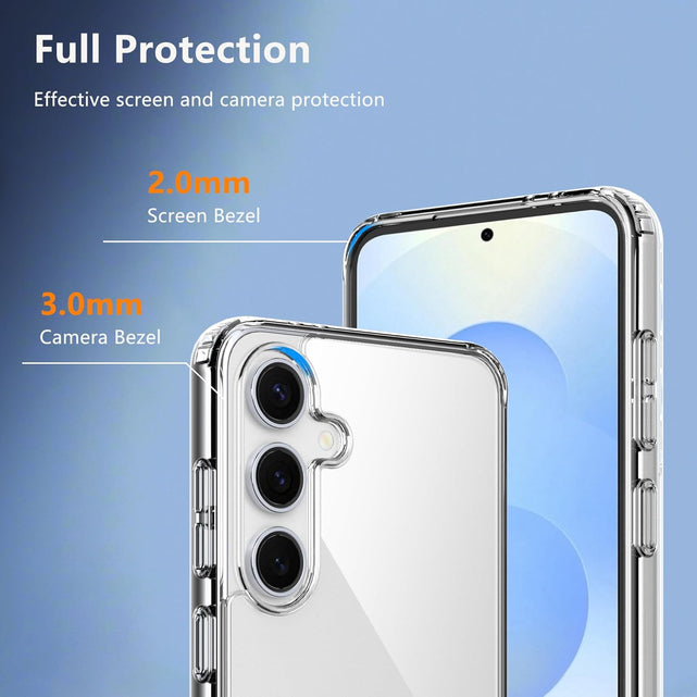 Redpepper Galaxy S25 cover trasparente antiurto ant ingiallimento