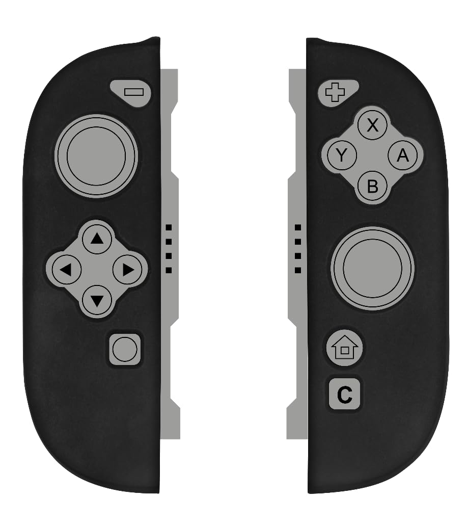 Konix Custodia Joy-Con Switch 2 silicone nero antiurto