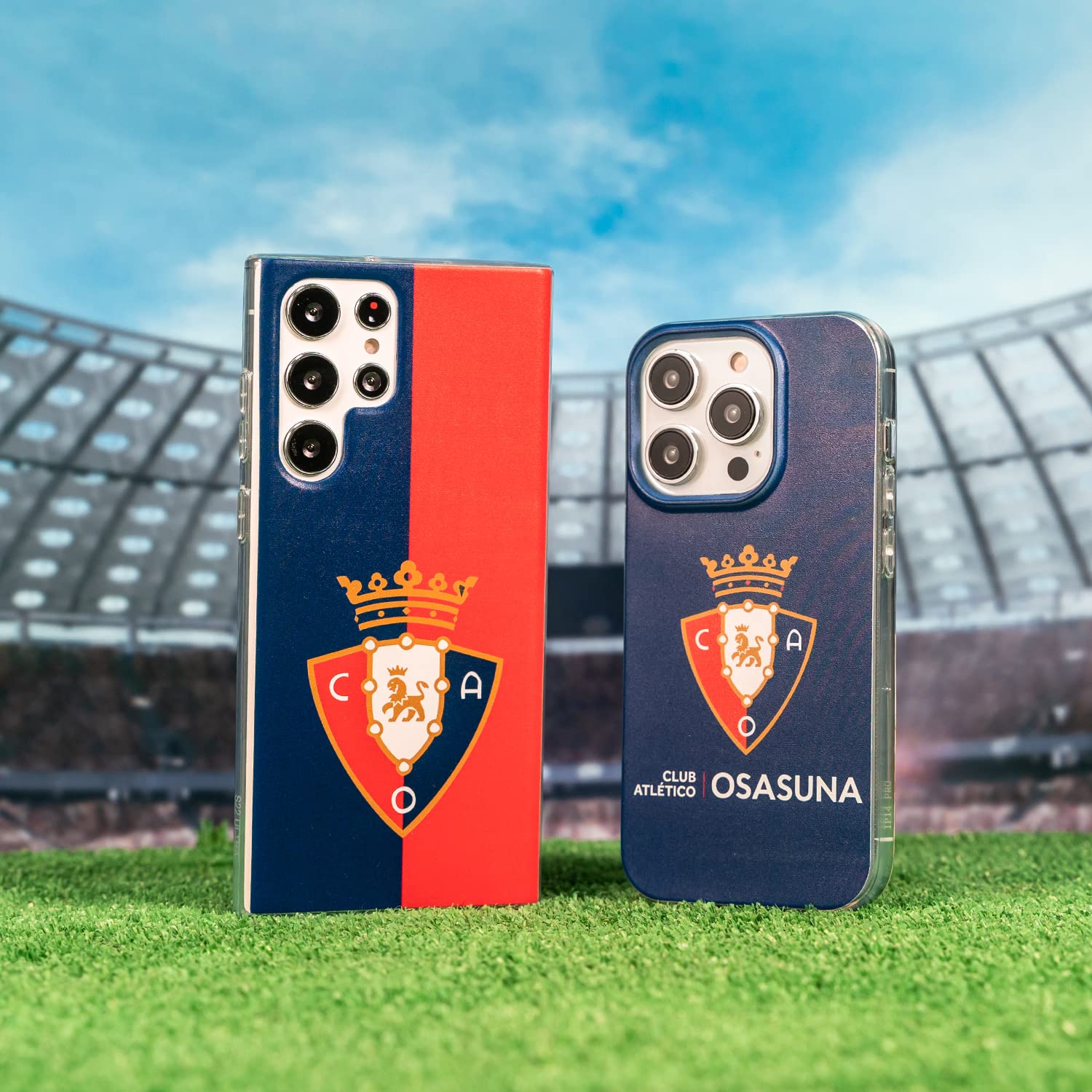 La Casa de las Carcasas Squadre cover Moto G14 Osasuna scudo bicolore