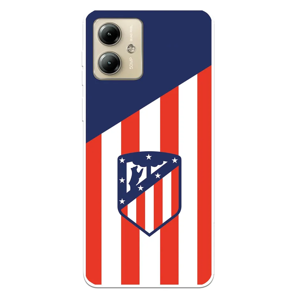 La Casa de las Carcasas Squadre Moto G14 custodia Atletico Madrid silicone