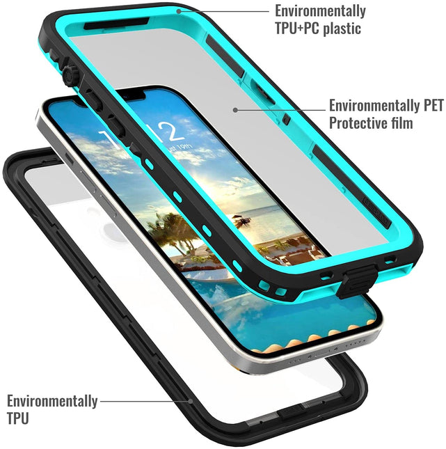 Redpepper Apple Cases iPhone 13 Waterproof custodia blu IP68