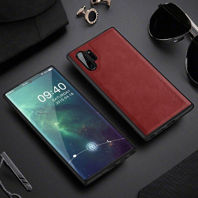 Redpepper Galaxy Cases Note 10 Plus wallet pelle marrone