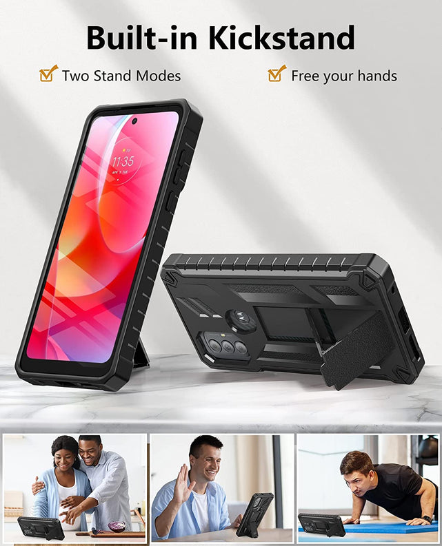 Redpepper Motorola Cases cover Moto G Power 2022 rugged stand