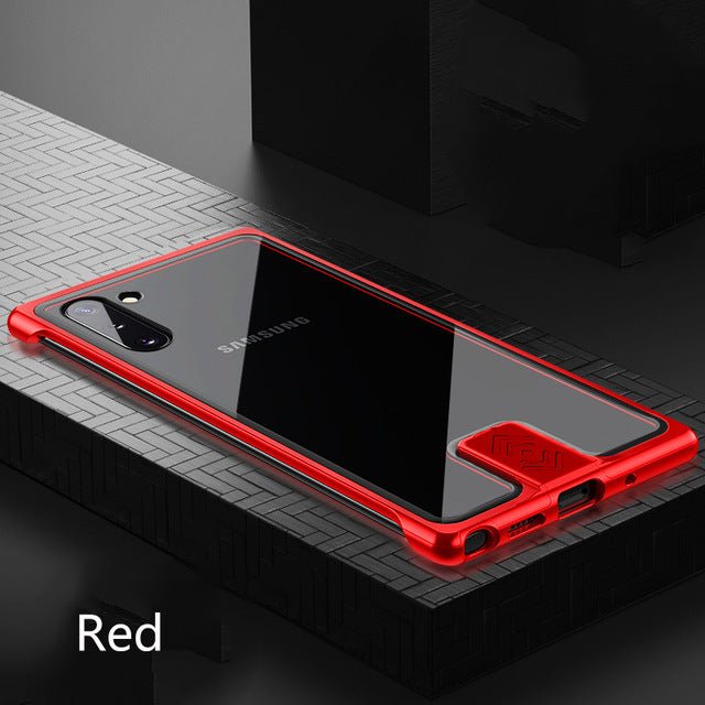 Redpepper Note 10 Plus bumper vetro metallo antishock