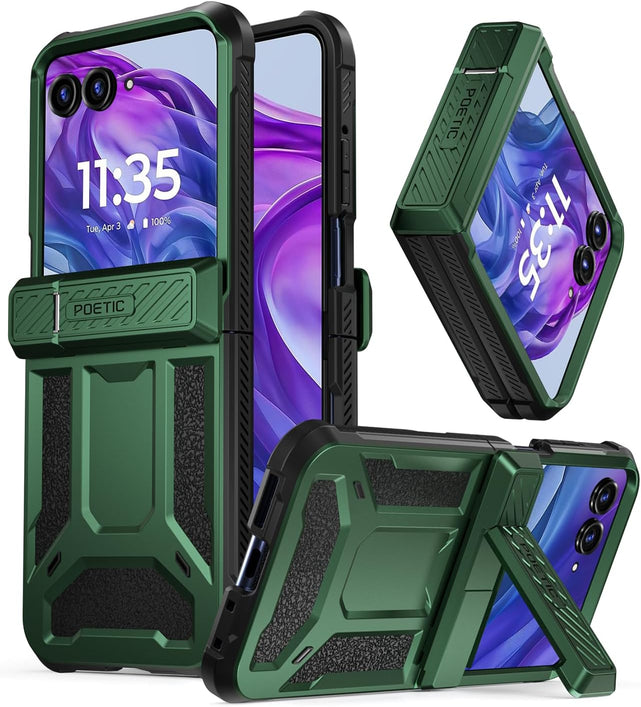 Redpepper Razr Plus 2024 cover rugged rossa con stand