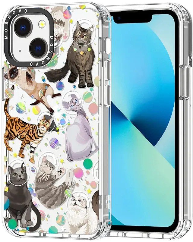 Redpepper Apple Cases iPhone 13 Mini cover leopardo trasparente slim
