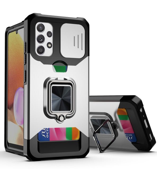 Redpepper Galaxy S21 cover armor con anello nero