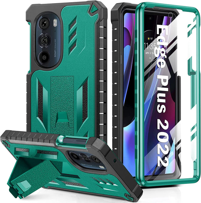 Redpepper Motorola Edge Plus 2022 cover blu con stand