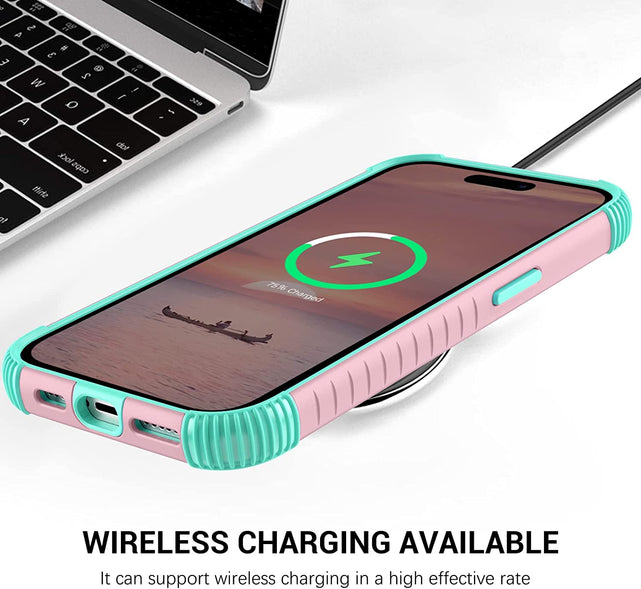 Redpepper iPhone 14 Pro Max Cover Rugged Rosa Donna