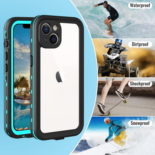 Redpepper Apple Cases iPhone 13 Waterproof custodia blu IP68