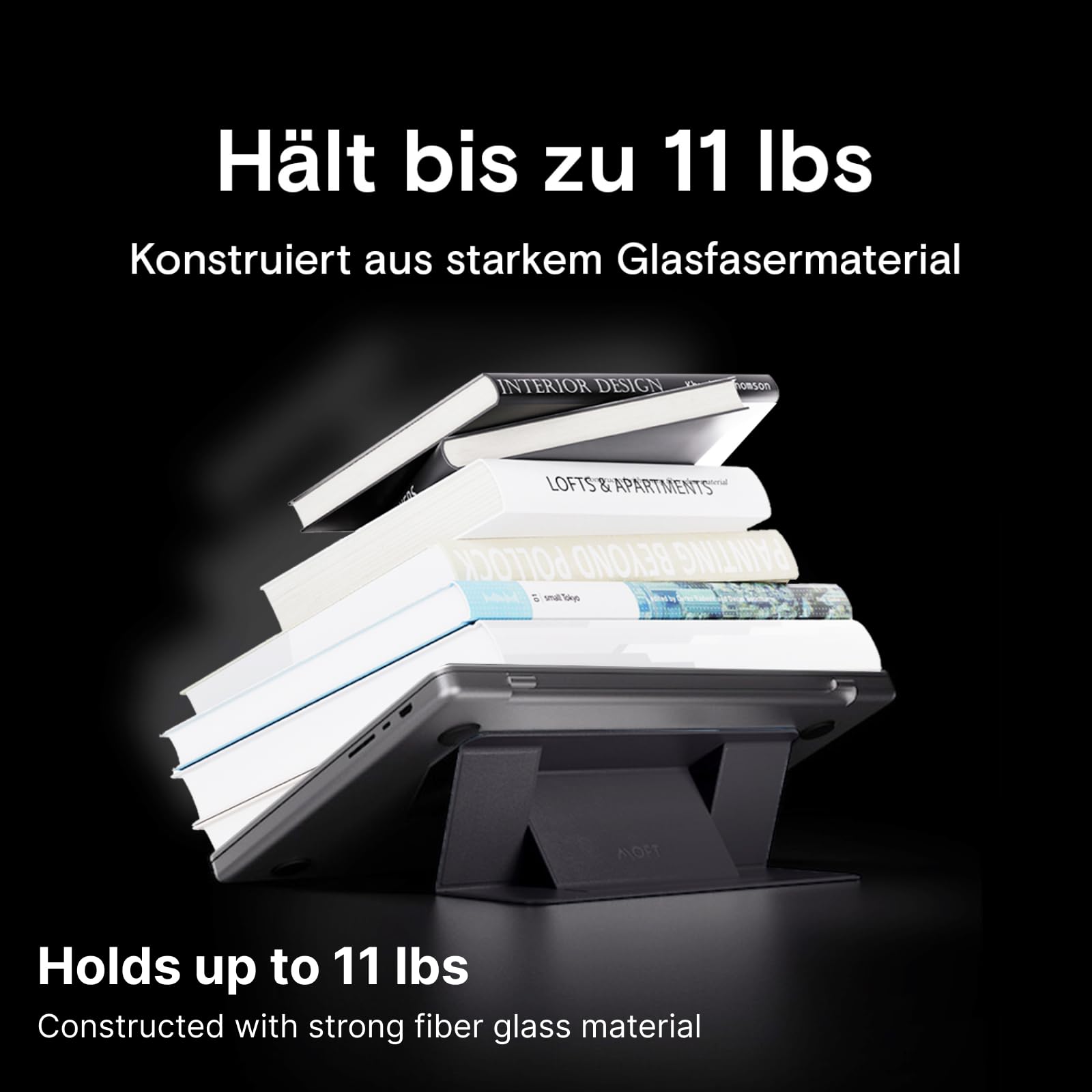 MOFT Invisible Series supporto MacBook 16" grigio grafene